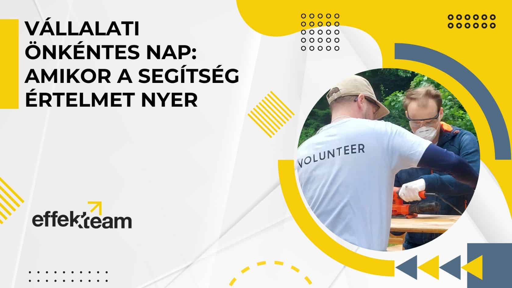 Vállalati önkéntes nap – amikor a segítség értelmet nyer