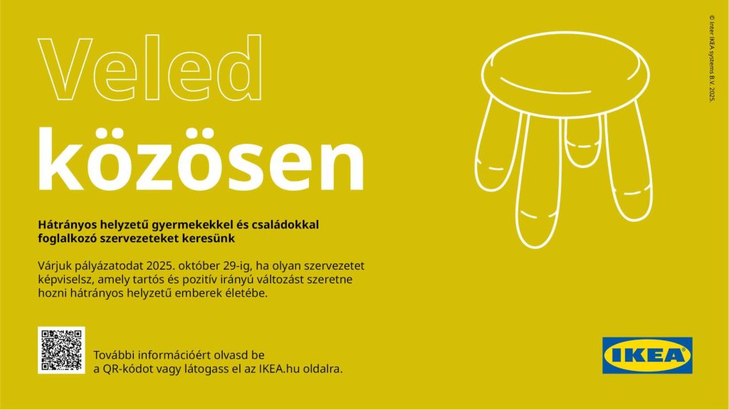 IKEA Veled közösen: ismét megnyílt a támogatási lehetőség