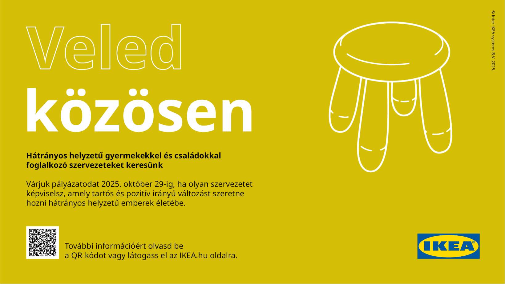 IKEA Veled közösen: ismét megnyílt a támogatási lehetőség